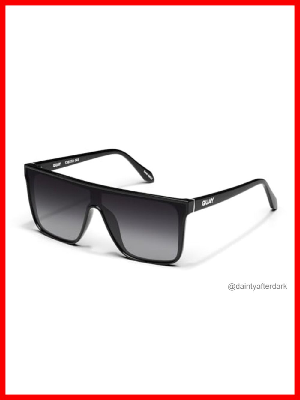 Oversized Shield Sunglasses UV Protection Unisex Partial Frame